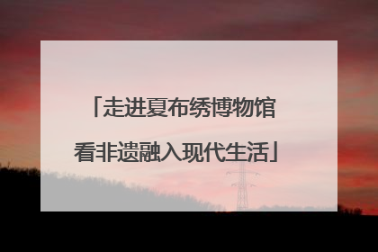 走进夏布绣博物馆 看非遗融入现代生活