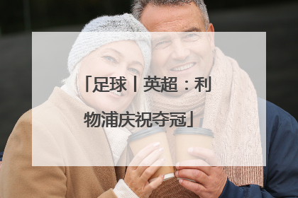 足球丨英超：利物浦庆祝夺冠
