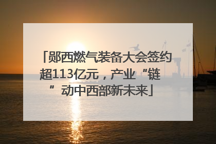郧西燃气装备大会签约超113亿元，产业“链”动中西部新未来