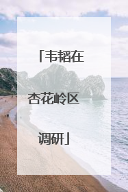 韦韬在杏花岭区调研