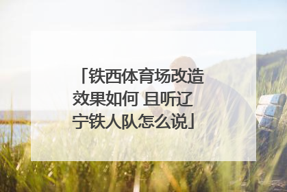 铁西体育场改造效果如何 且听辽宁铁人队怎么说