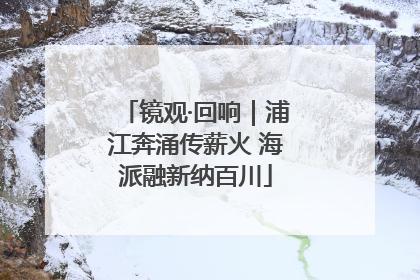 镜观·回响｜浦江奔涌传薪火 海派融新纳百川