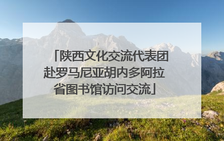 陕西文化交流代表团赴罗马尼亚胡内多阿拉省图书馆访问交流