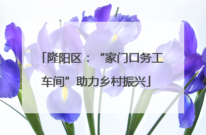 隆阳区：“家门口务工车间”助力乡村振兴