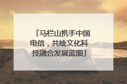 马栏山携手中国电信，共绘文化科技融合发展蓝图