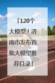 120个大模型！济南市发布首批大模型推荐目录
