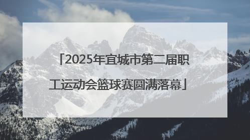 2025年宜城市第二届职工运动会篮球赛圆满落幕