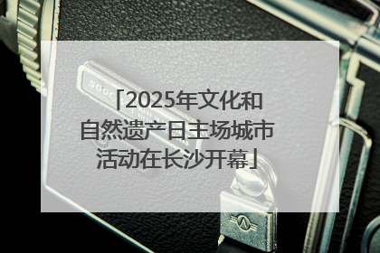 2025年文化和自然遗产日主场城市活动在长沙开幕