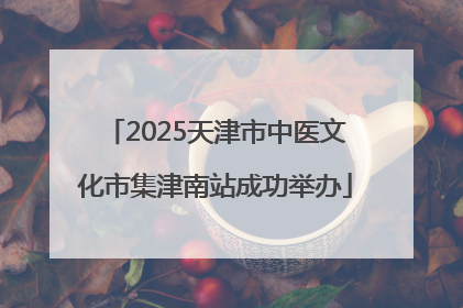 2025天津市中医文化市集津南站成功举办