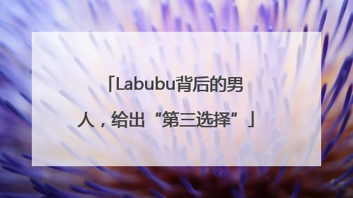 Labubu背后的男人，给出“第三选择”